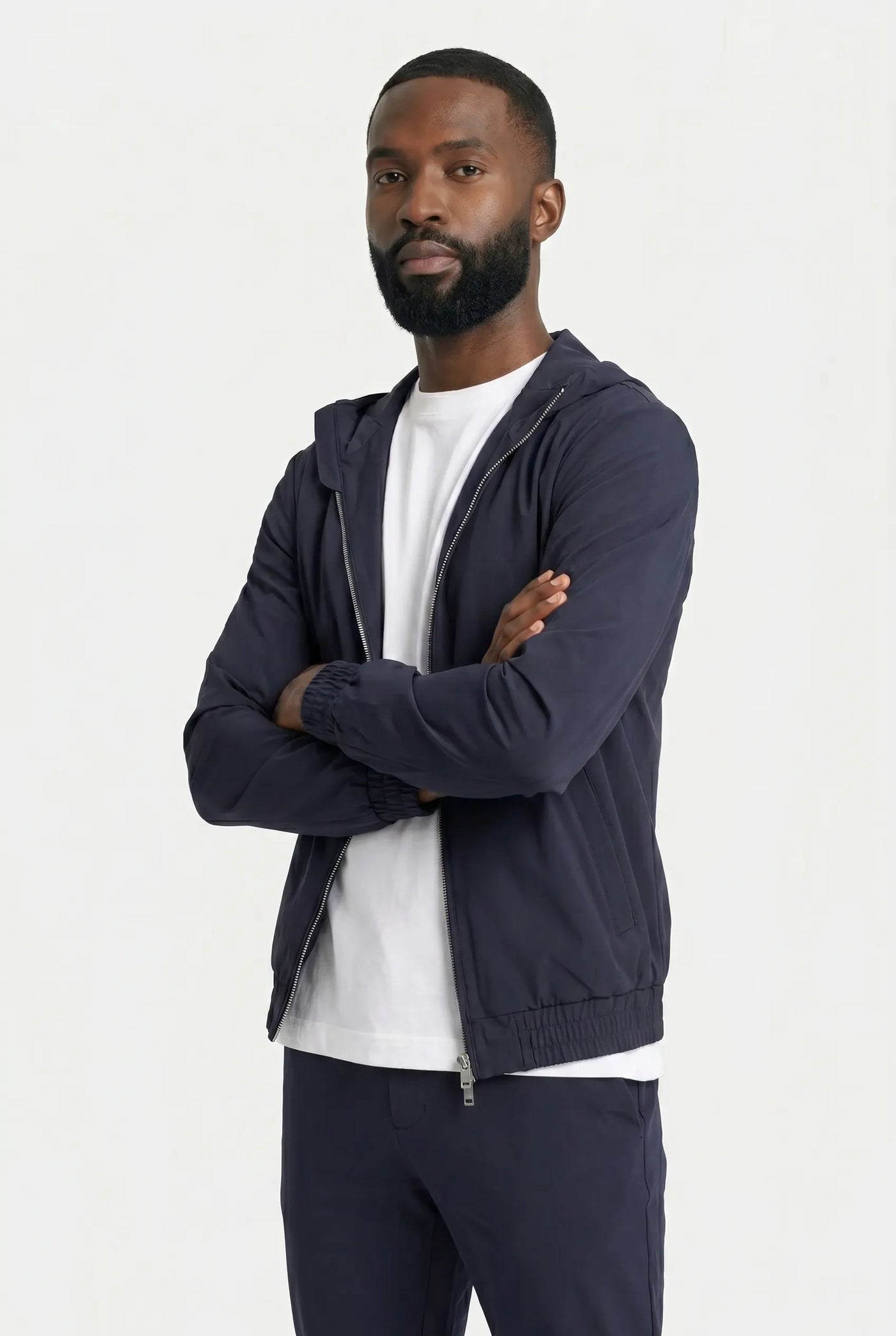 Ensemble Signature à Capuche pour homme, coloris Bleu Marine — vue 5 | COMOCLO