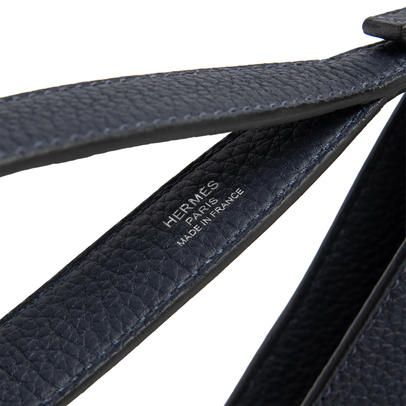 Pochette Cuir — Bleu Nuit — vue 11 | COMOCLO