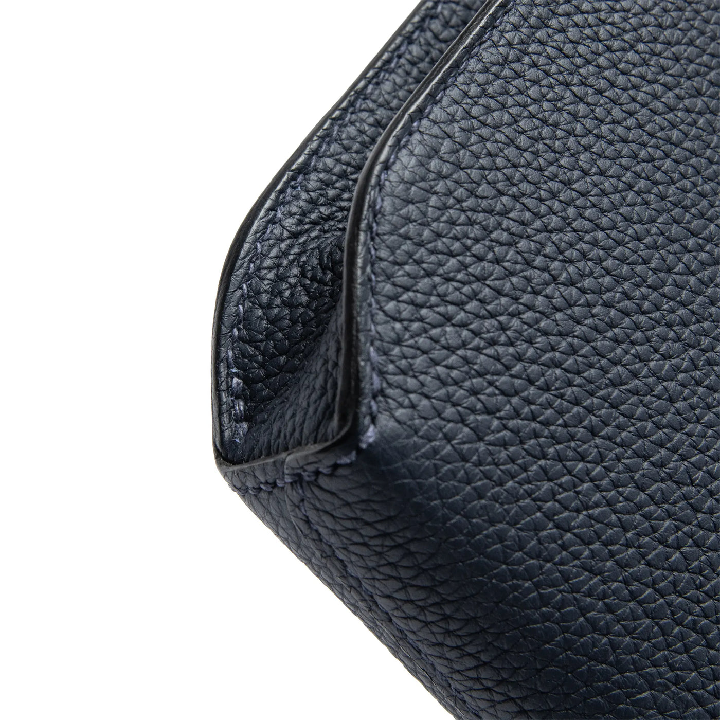Pochette Cuir — Bleu Nuit — vue 9 | COMOCLO
