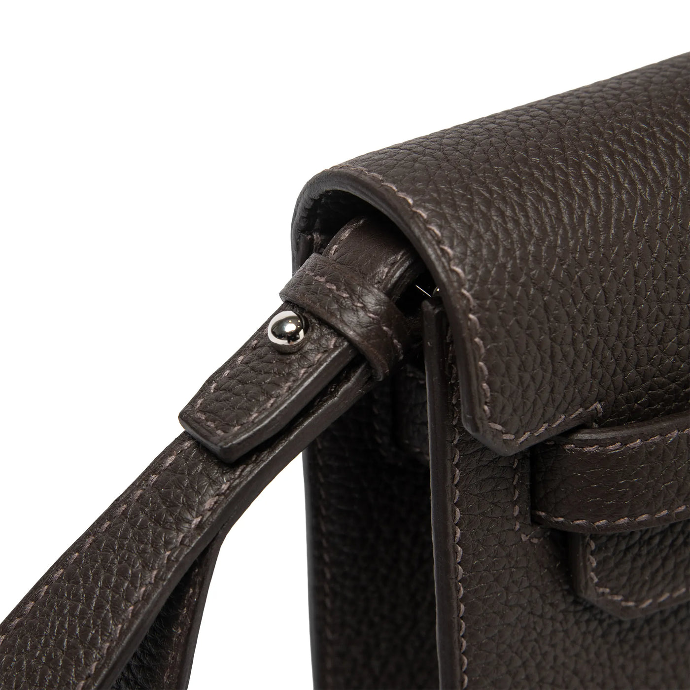 Pochette Cuir — Brun — vue 10 | COMOCLO