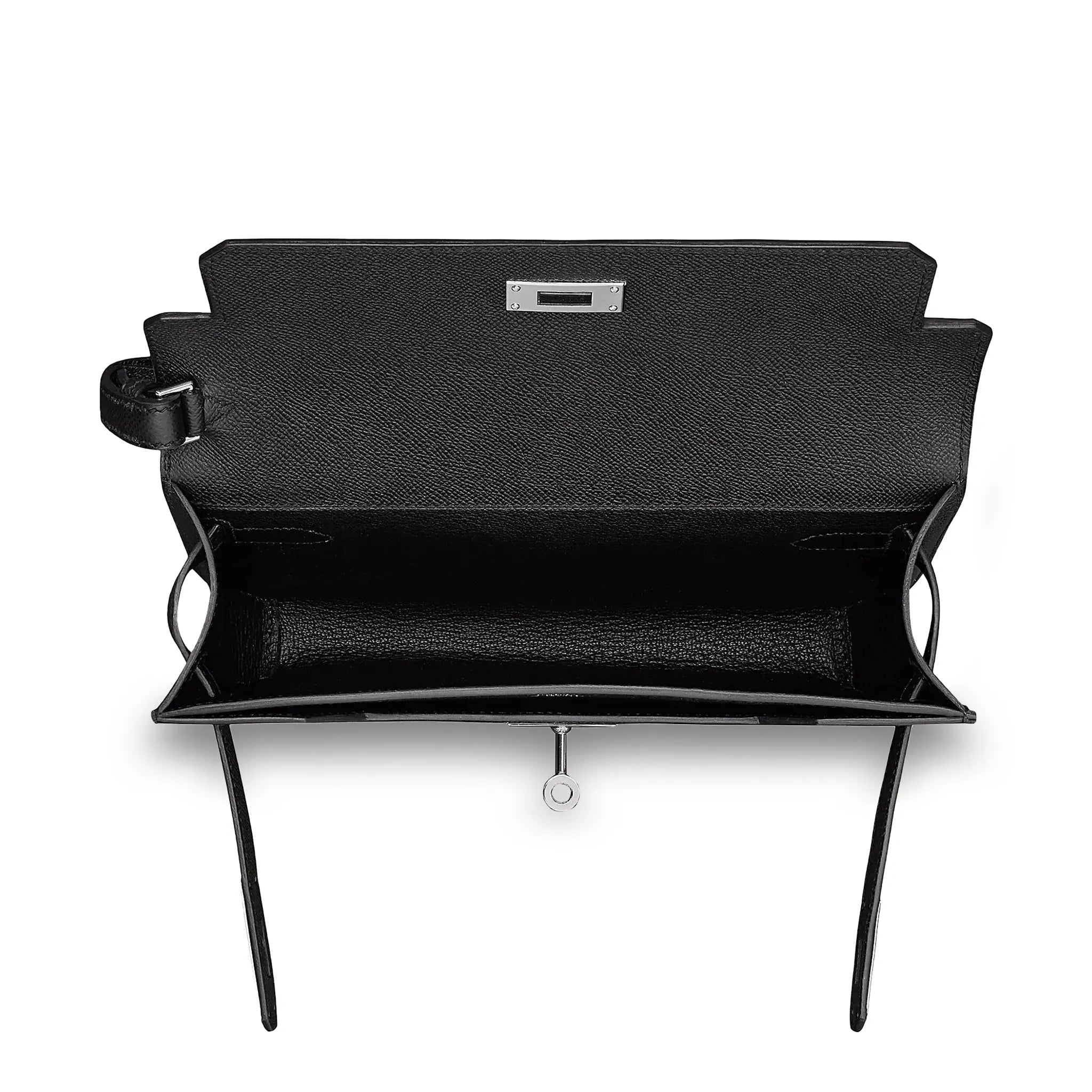 Pochette Cuir Grainé — Noir — vue 2 | COMOCLO