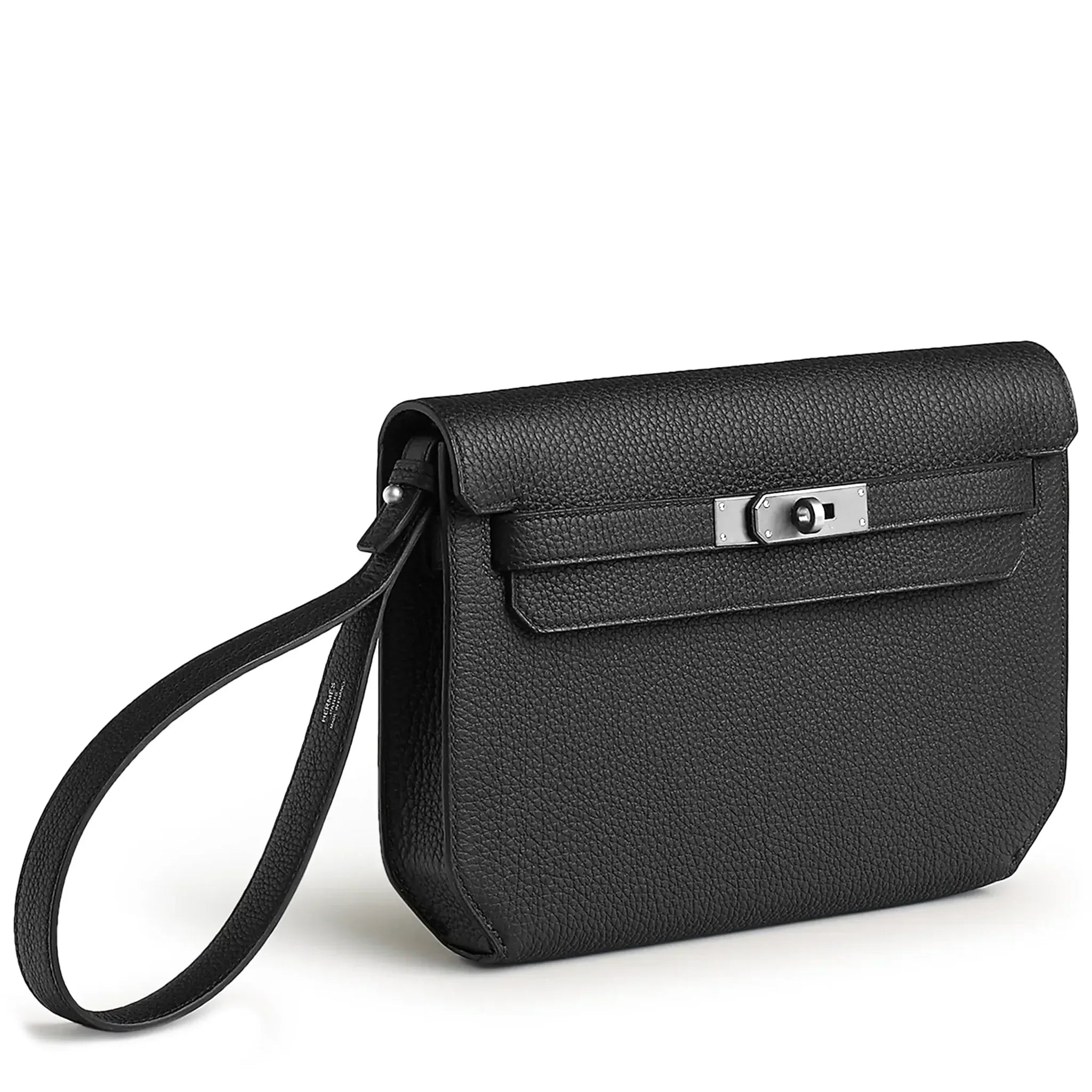 Pochette Cuir — Noir — vue 3 | COMOCLO