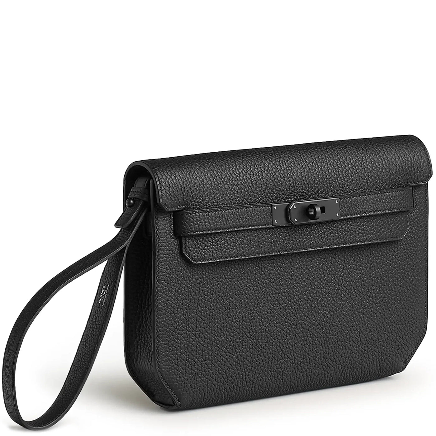 Pochette Cuir — Noir Mat — vue 3 | COMOCLO