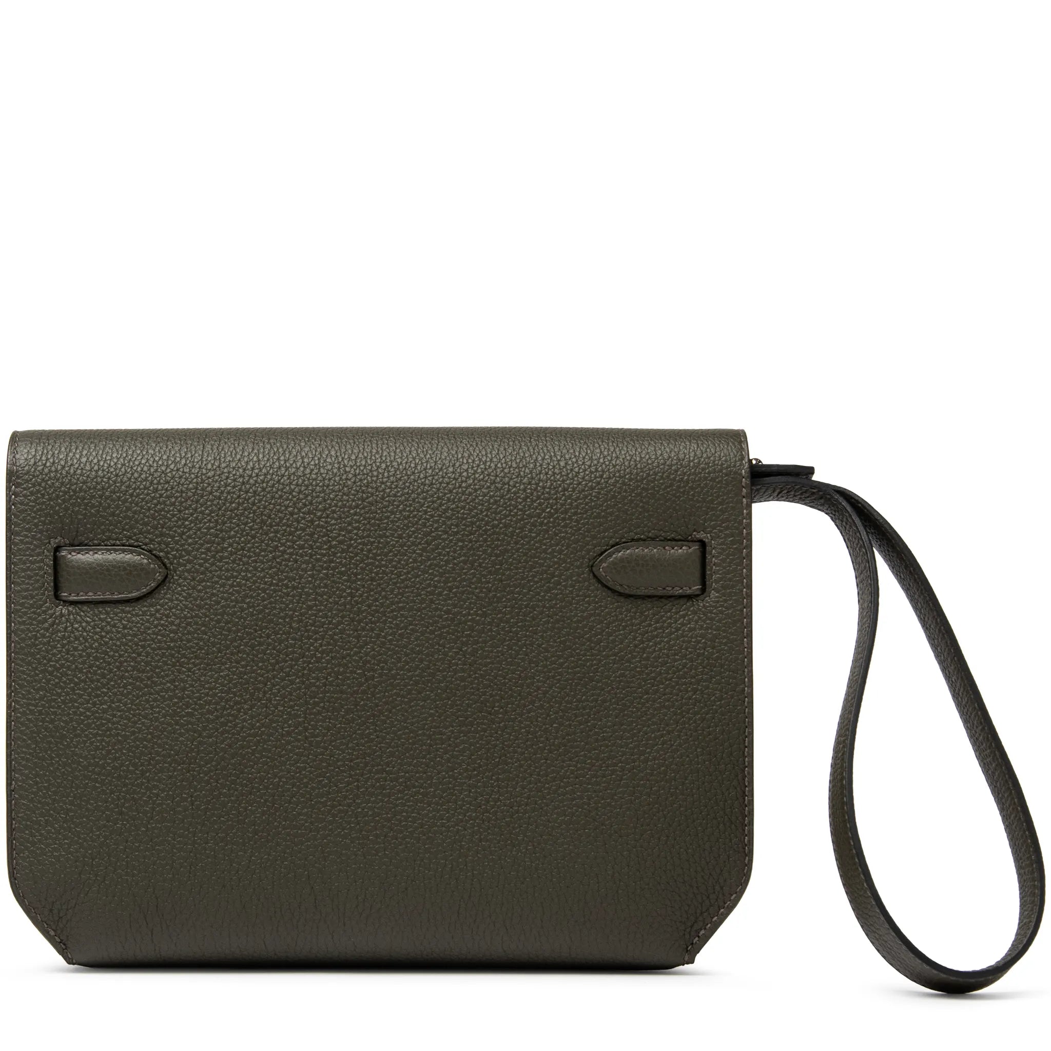 Pochette Cuir — Vert-de-Gris — vue 2 | COMOCLO