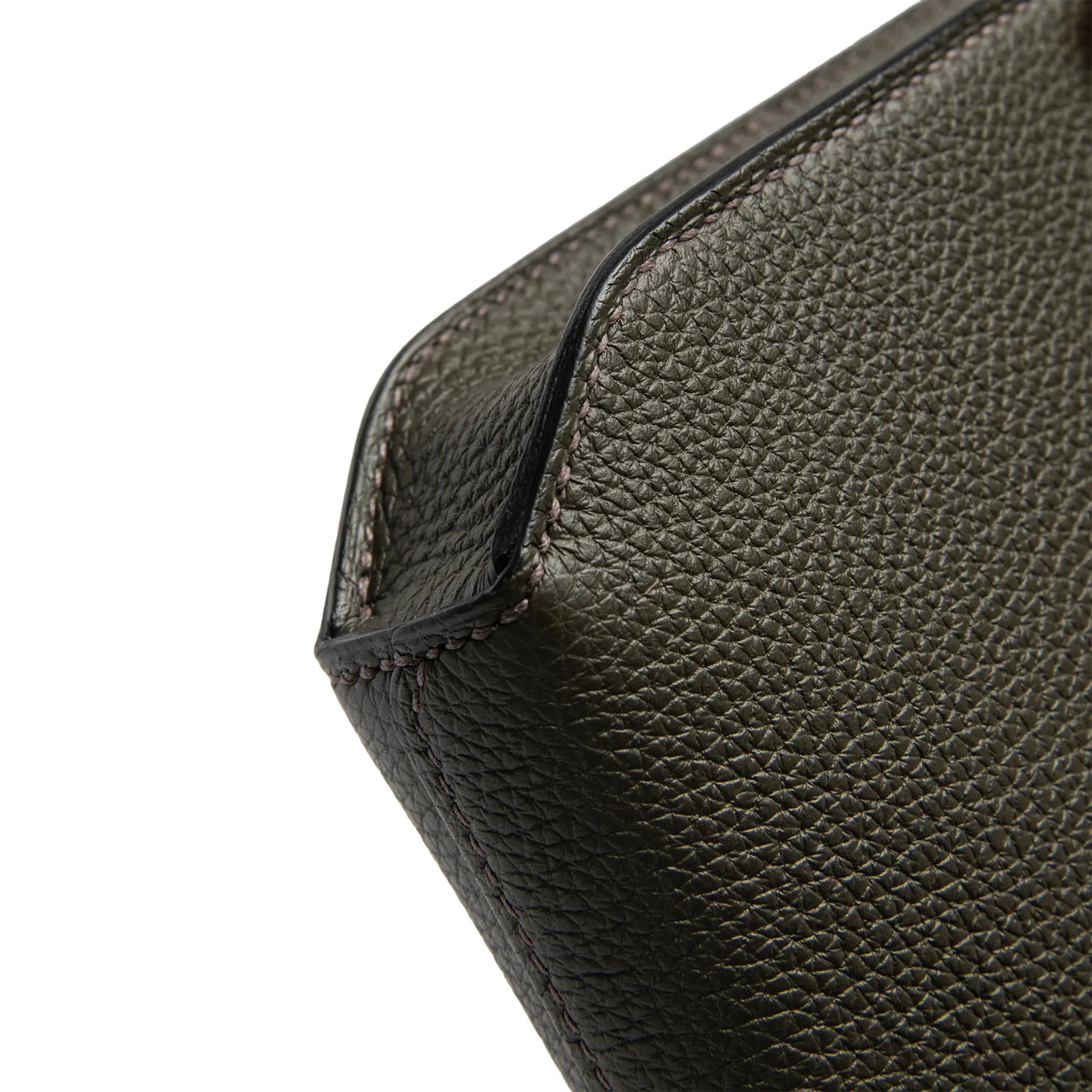 Pochette Cuir — Vert-de-Gris — vue 9 | COMOCLO