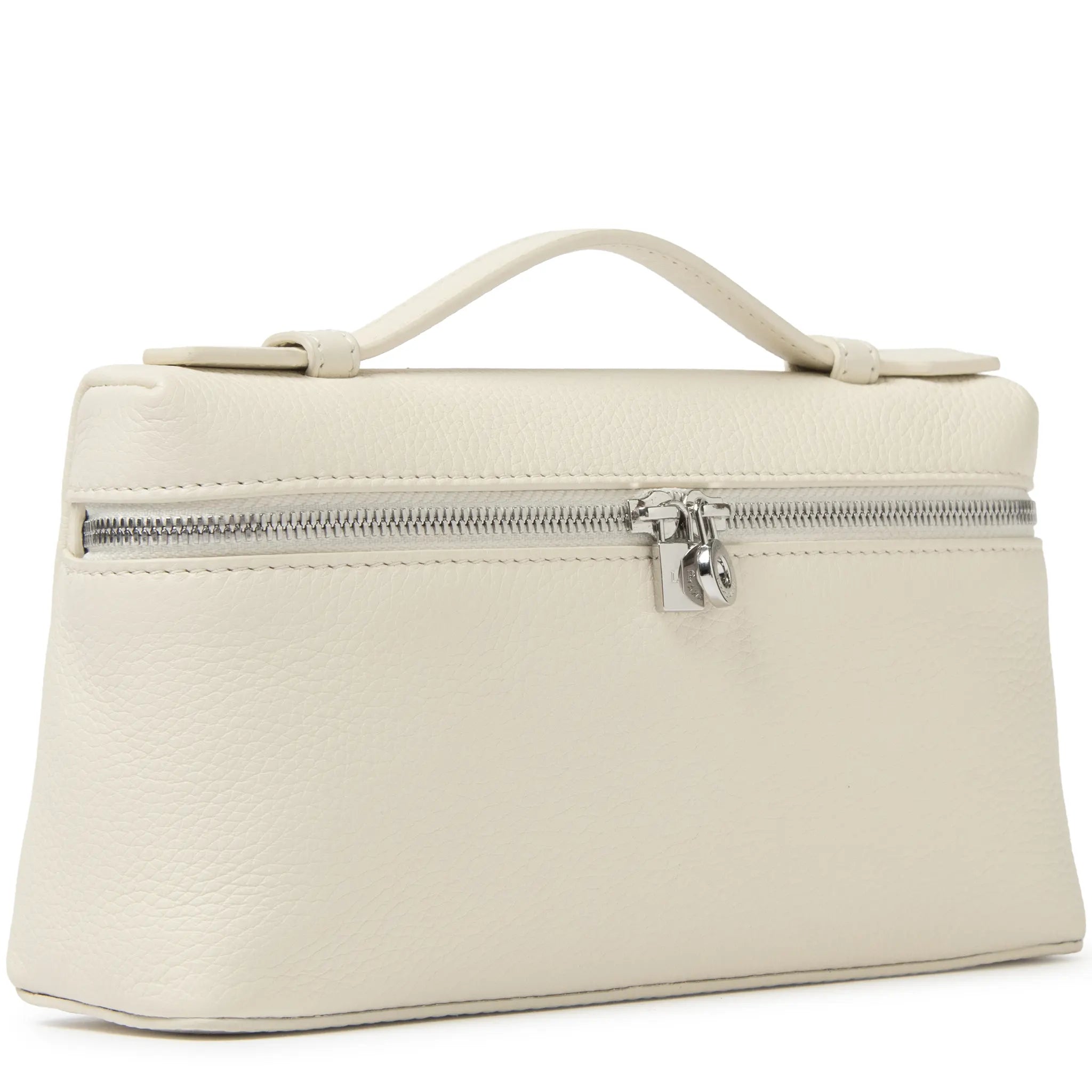 Sacoche Cuir de Veau — Beige Clair — vue 3 | COMOCLO