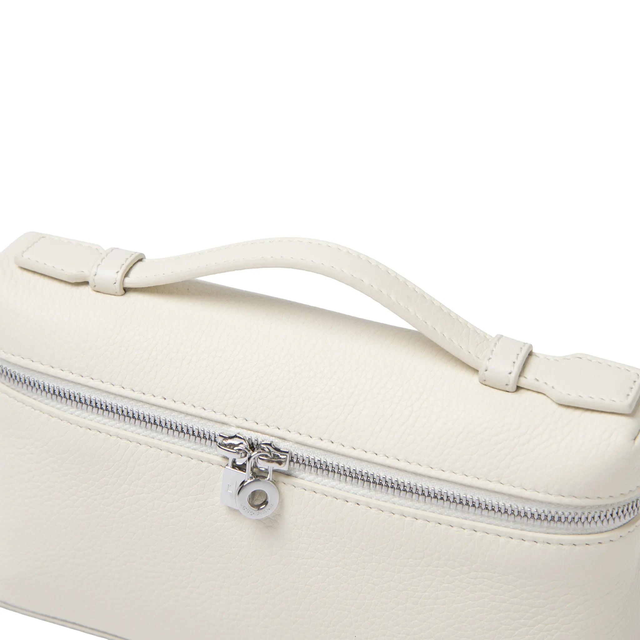 Sacoche Cuir de Veau — Beige Clair — vue 5 | COMOCLO