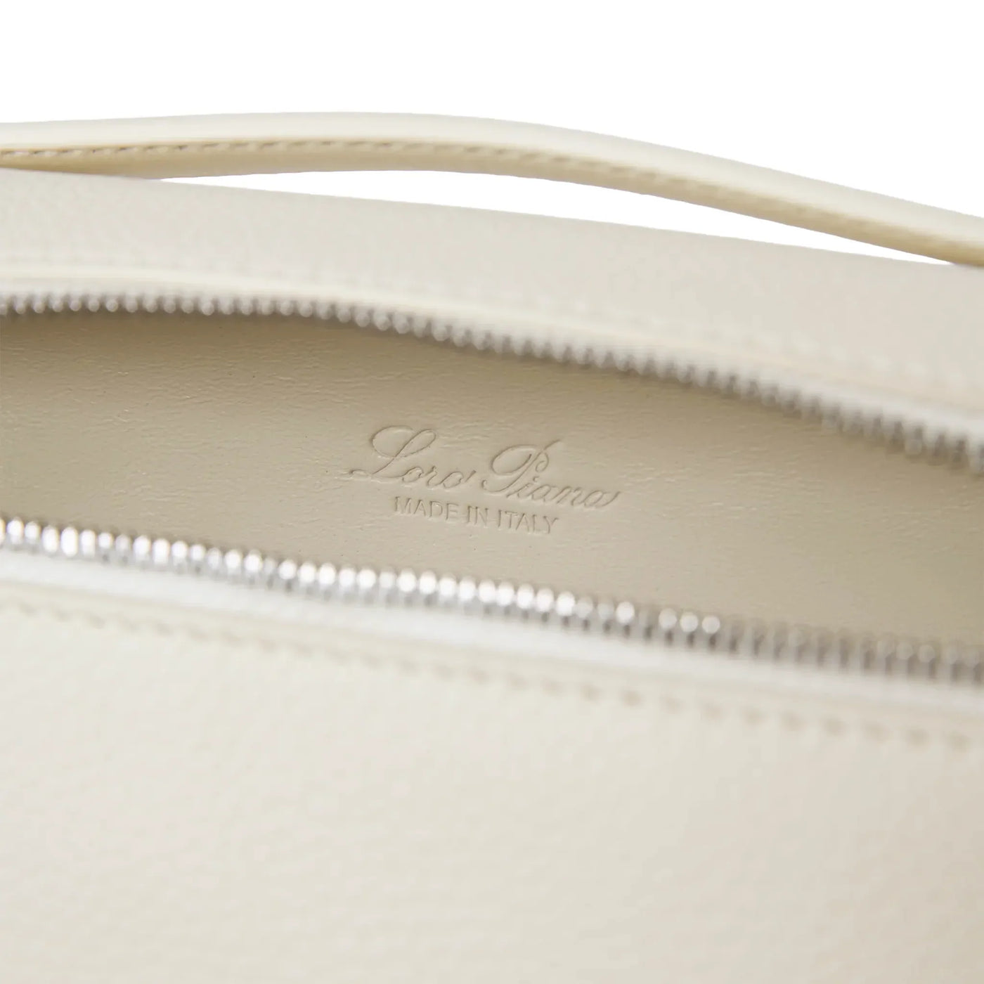 Sacoche Cuir de Veau — Beige Clair — vue 7 | COMOCLO