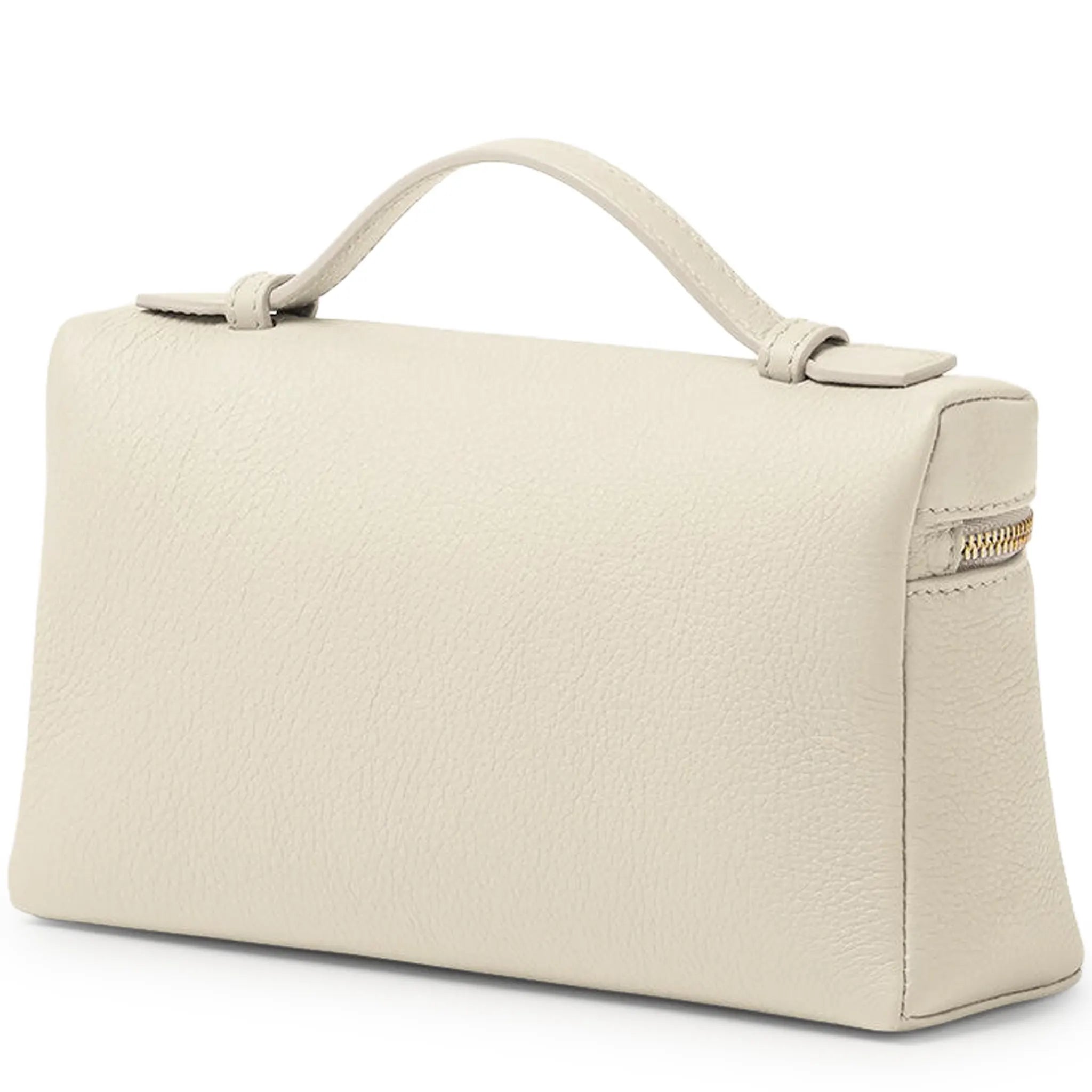 Sacoche Cuir de Veau — Blanc — vue 2 | COMOCLO