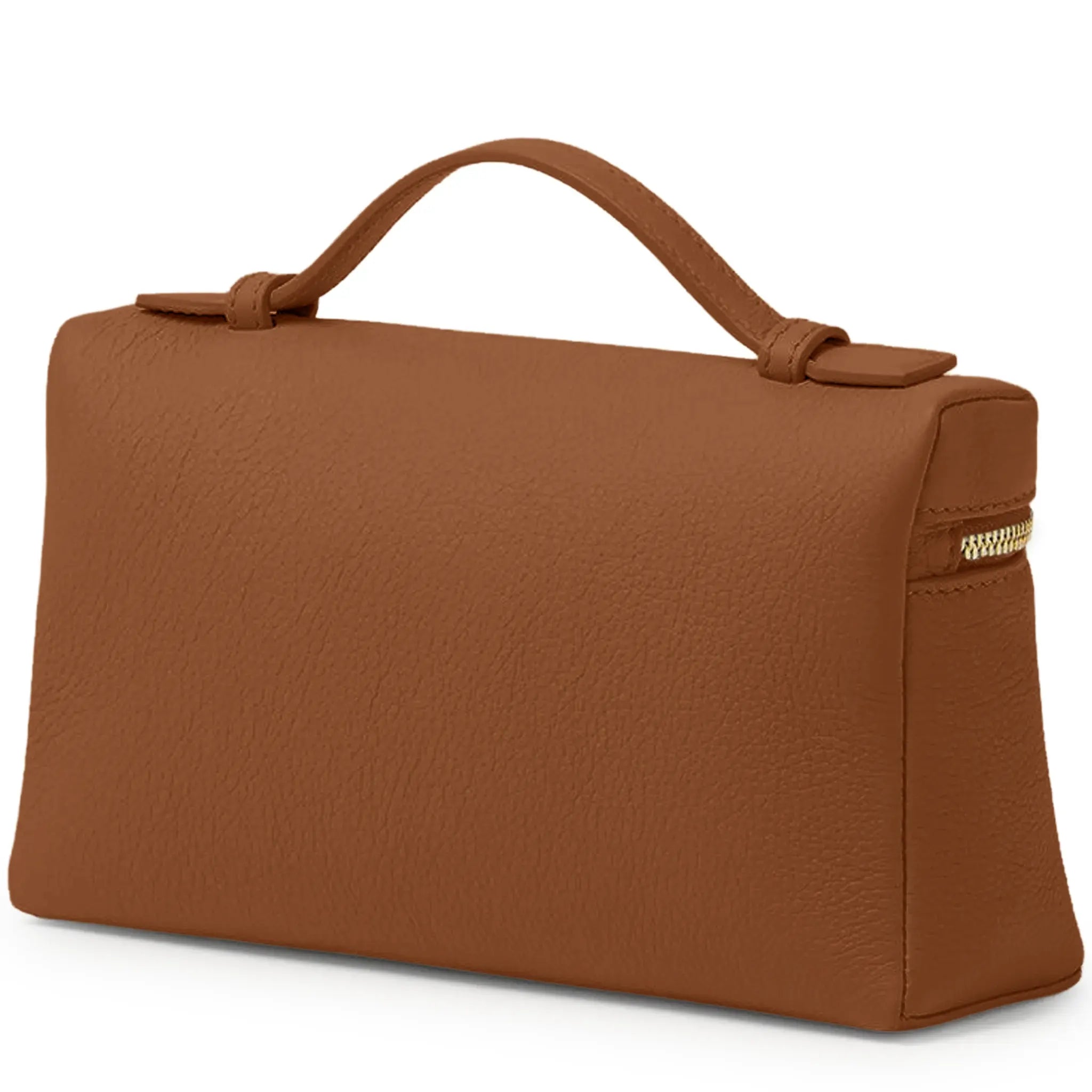 Sacoche Cuir de Veau — Camel — vue 2 | COMOCLO