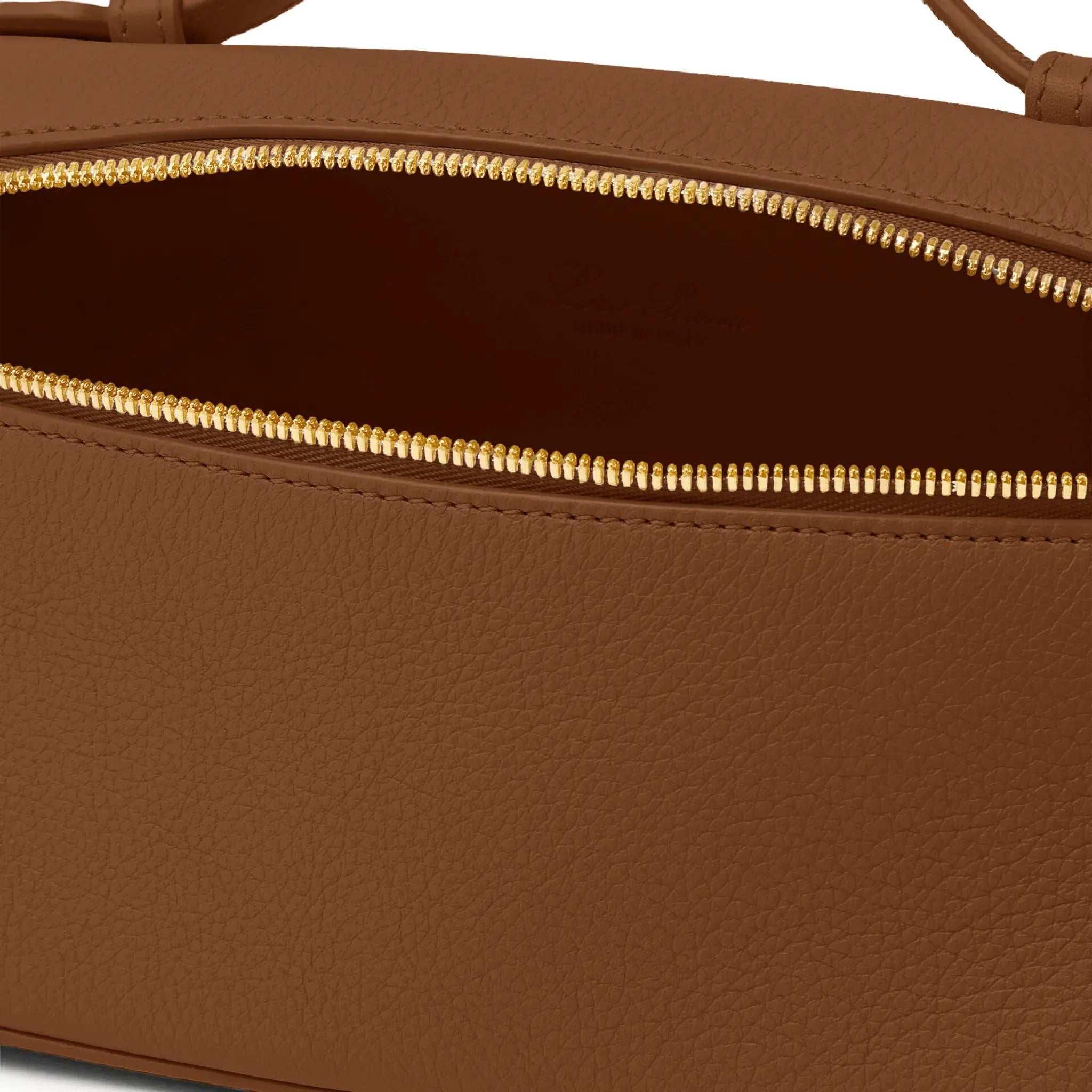 Sacoche Cuir de Veau — Camel — vue 4 | COMOCLO