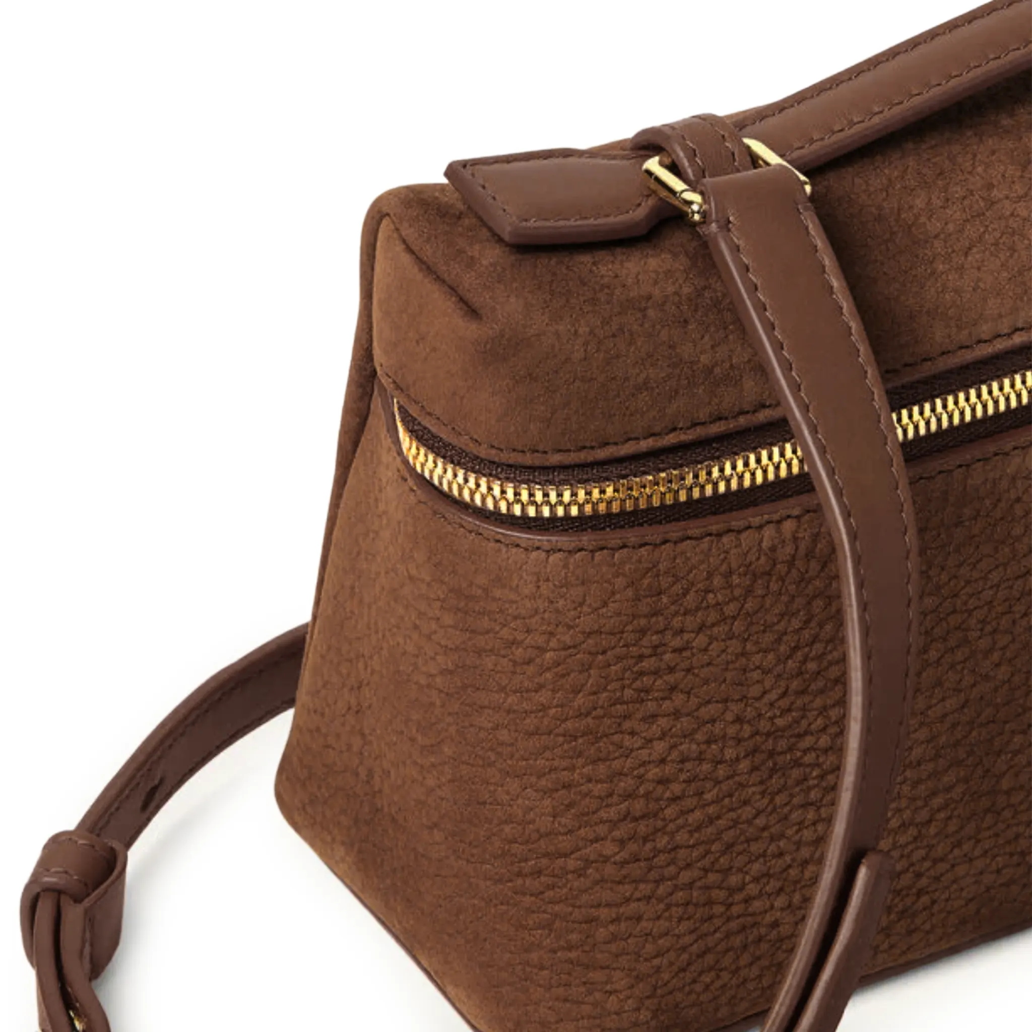 Sacoche Cuir de Veau — Marron — vue 5 | COMOCLO