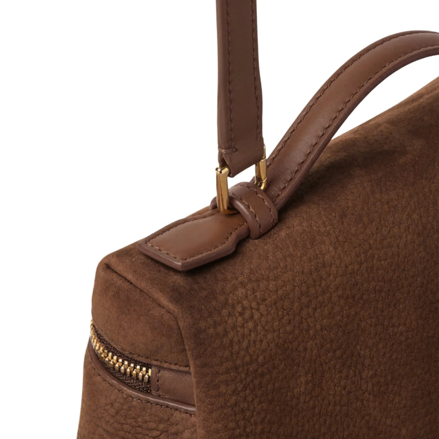 Sacoche Cuir de Veau — Marron — vue 6 | COMOCLO