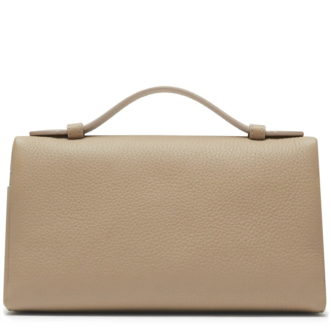 Sacoche Cuir de Veau — Mastic — vue 2 | COMOCLO