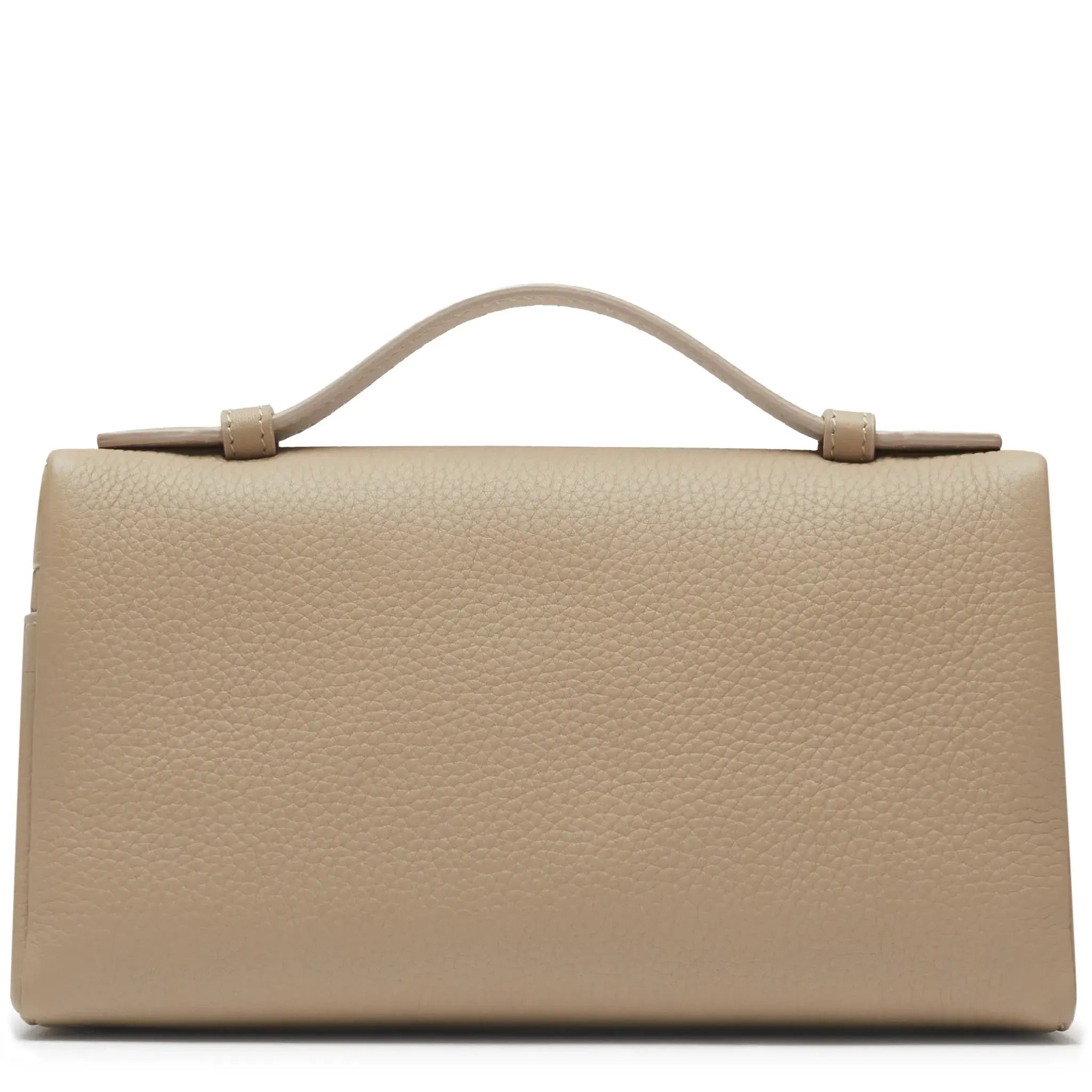 Sacoche Cuir de Veau — Mastic — vue 2 | COMOCLO