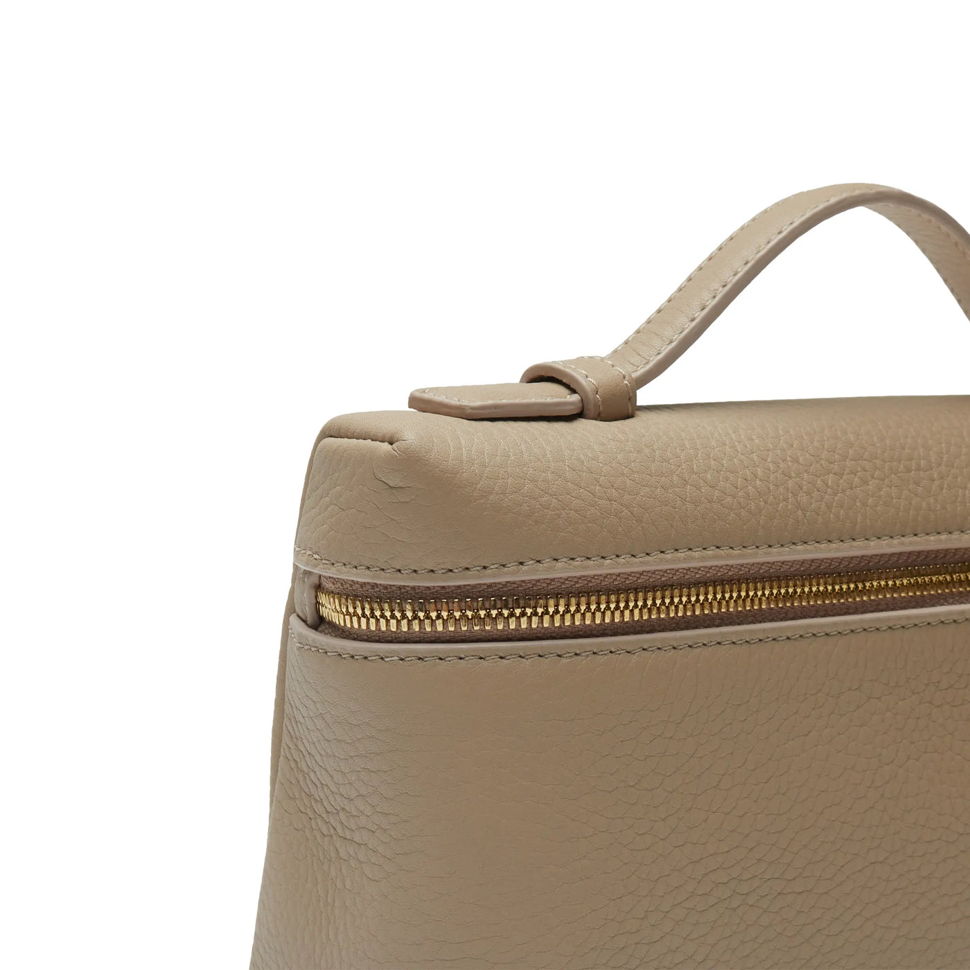 Sacoche Cuir de Veau — Mastic — vue 6 | COMOCLO