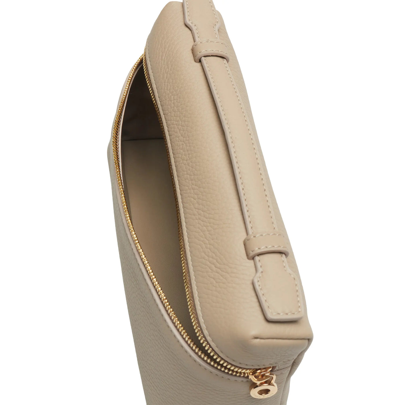 Sacoche Cuir de Veau — Mastic — vue 7 | COMOCLO