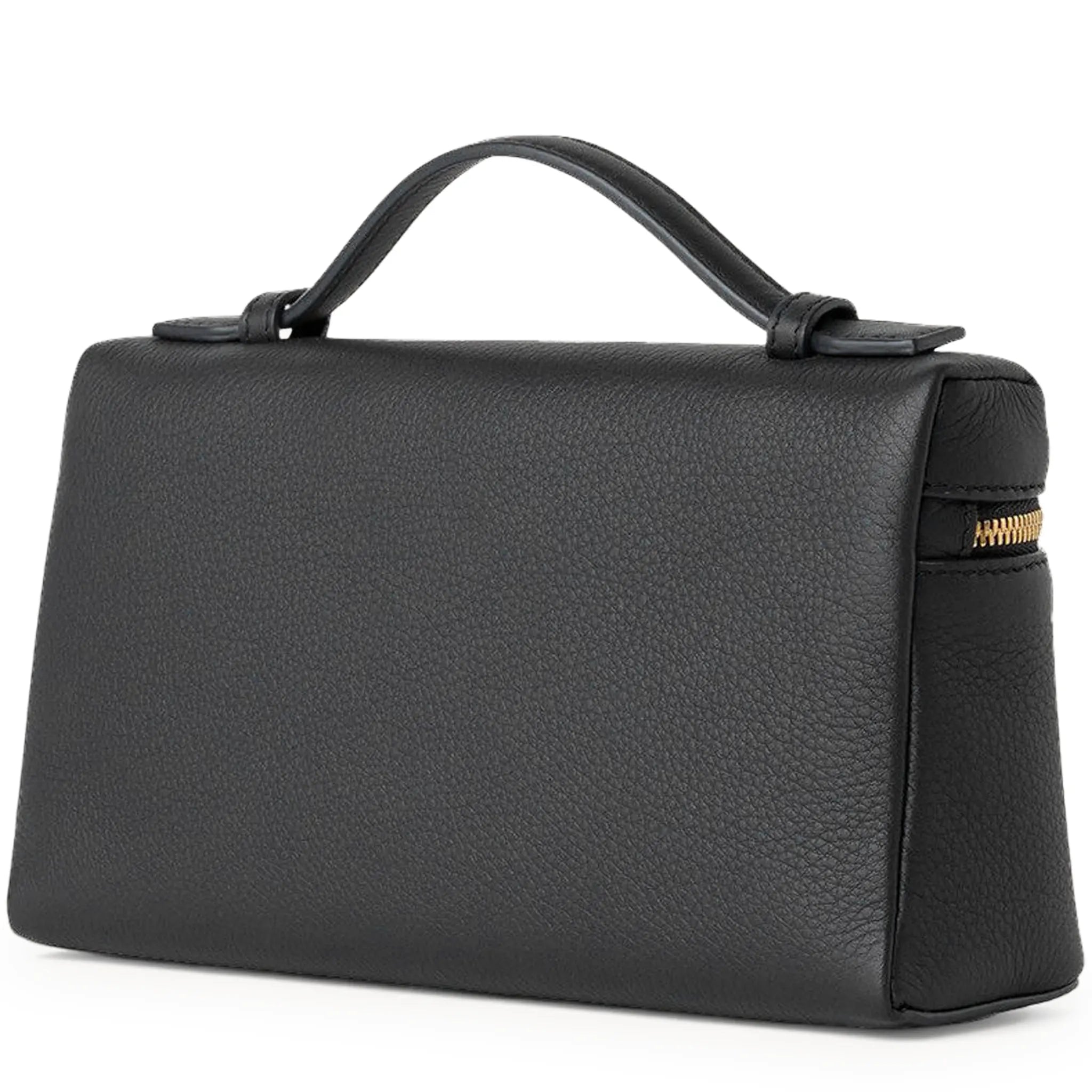 Sacoche Cuir de Veau — Noir — vue 2 | COMOCLO