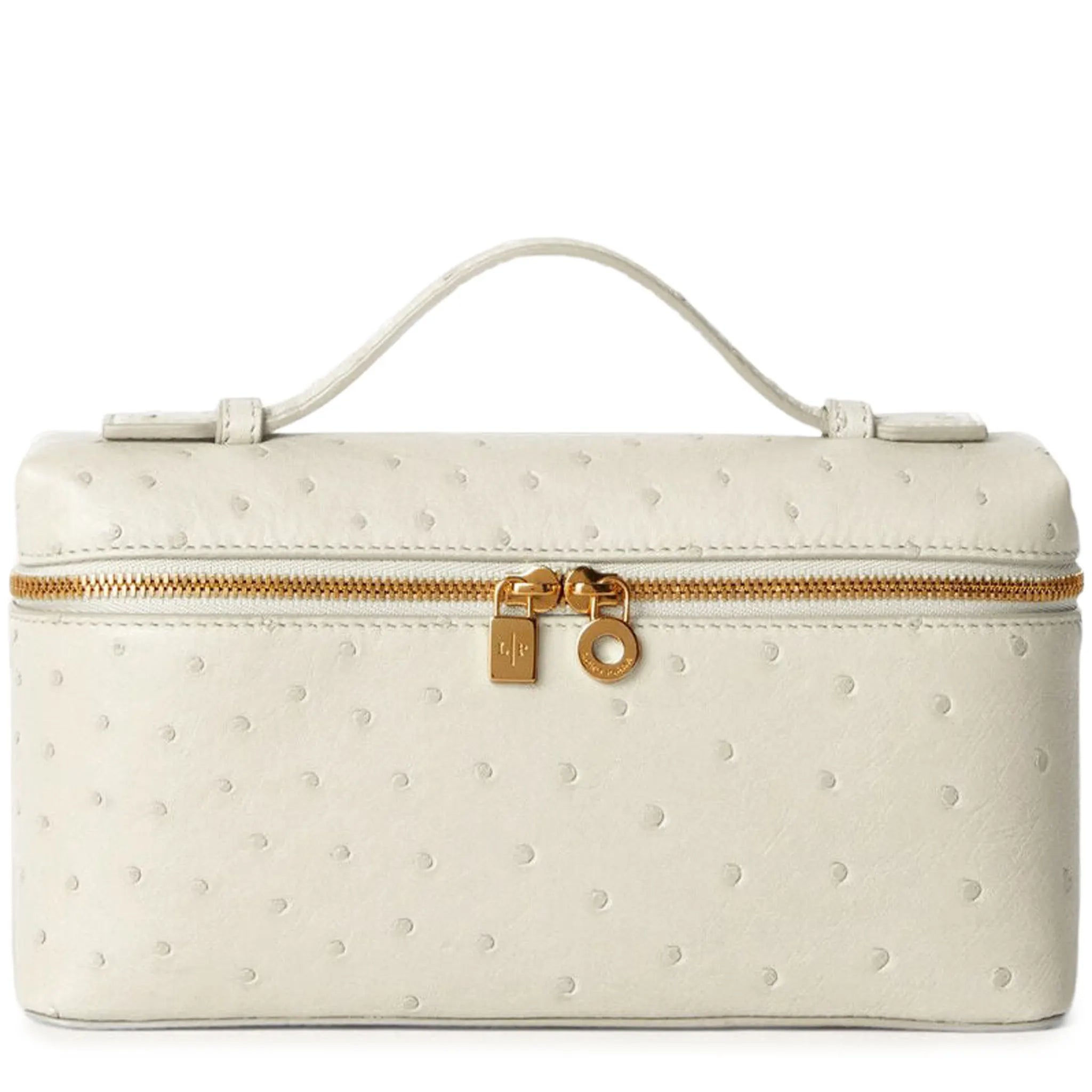 Sacoche Cuir Grainé — Blanc | COMOCLO
