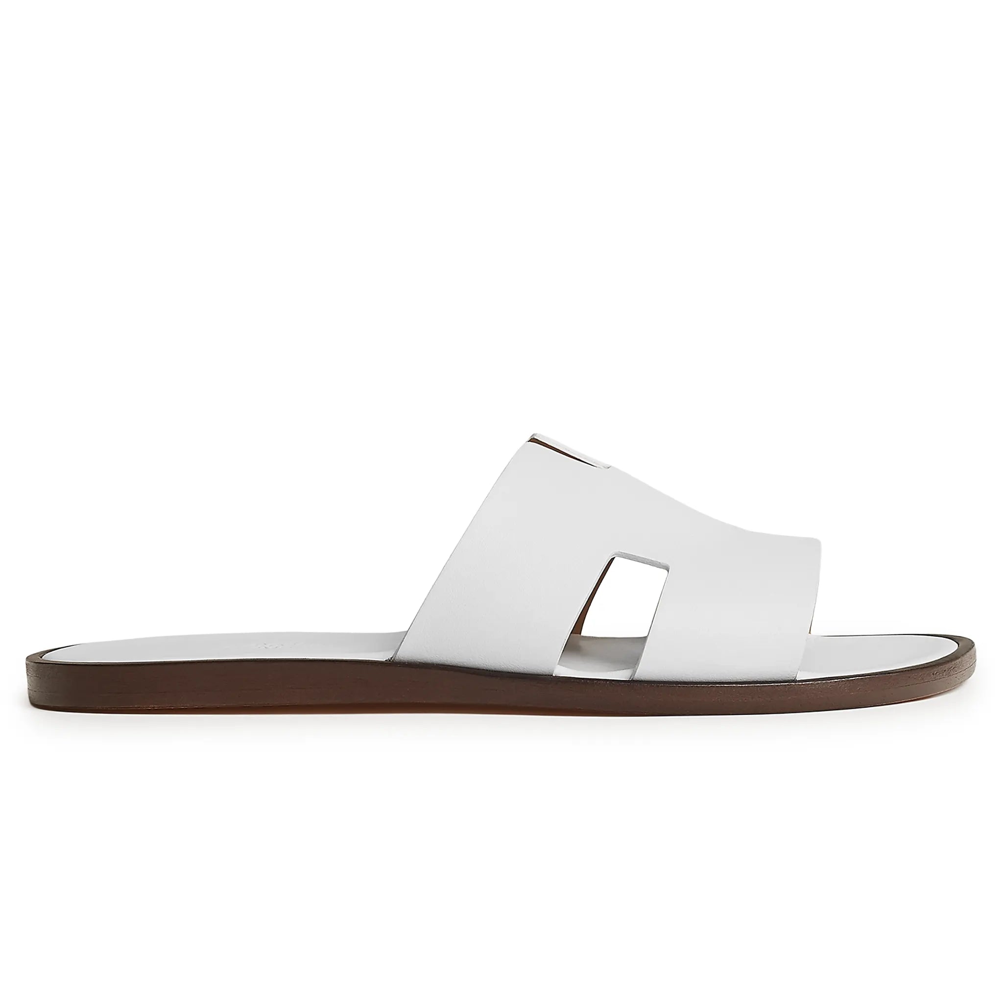 Sandales Cuir — Blanc | COMOCLO