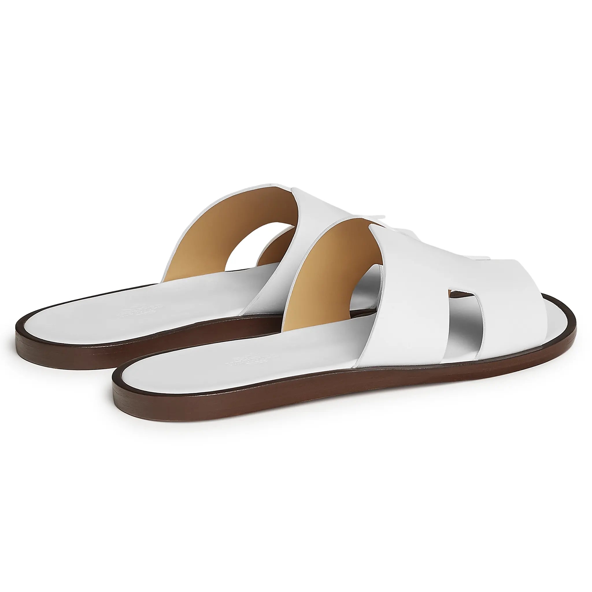 Sandales Cuir — Blanc — vue 4 | COMOCLO
