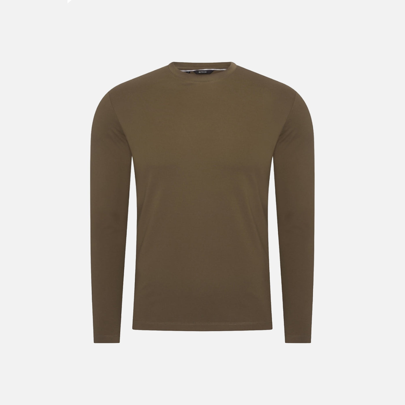 T-Shirt Manches Longues Satiné — Olive
