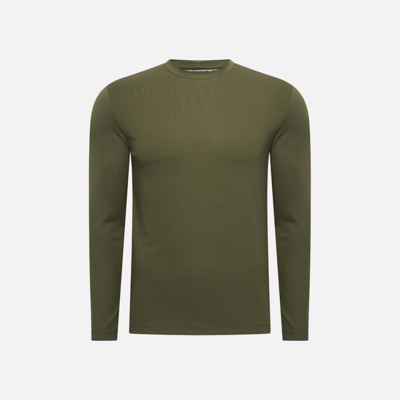 T-Shirt Manches Longues Satiné — Vert