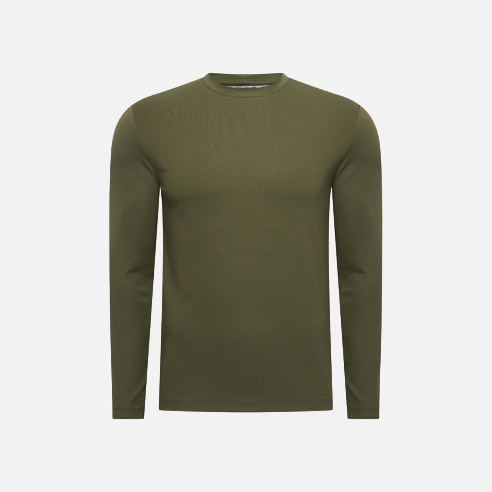 T-Shirt Manches Longues Satiné — Vert