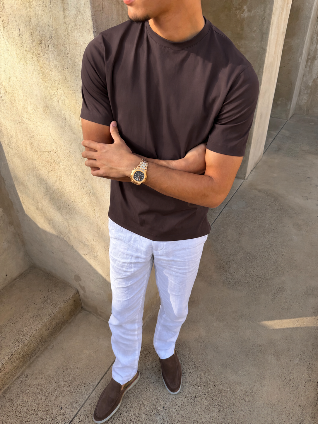 T-Shirt Satiné — Espresso