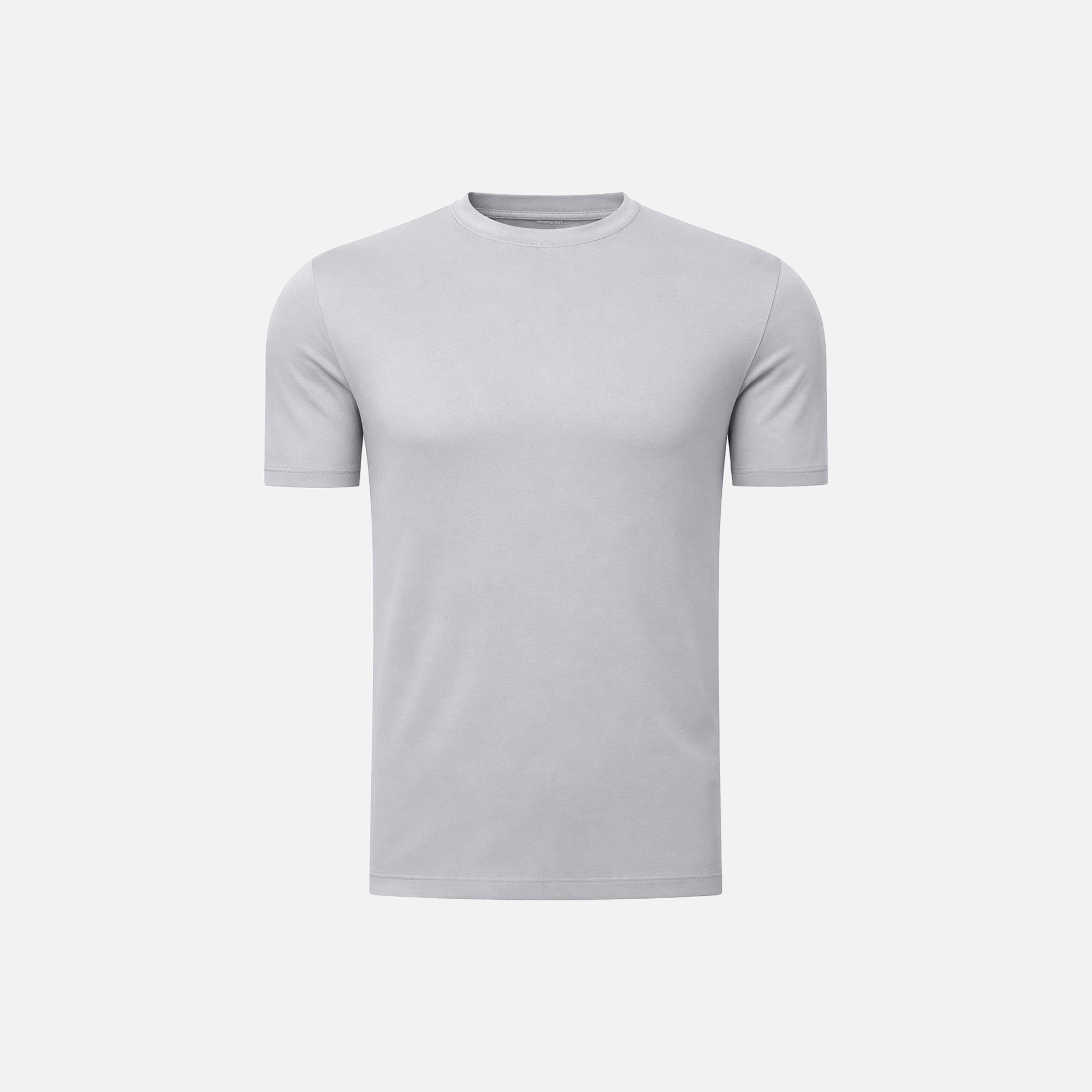 T-Shirt Satiné — Gris Clair