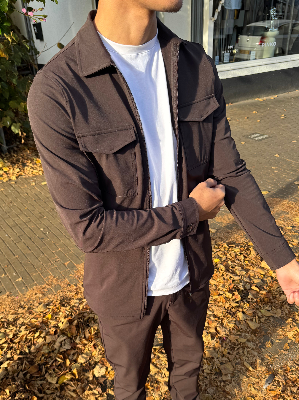 Veste Réversible Voyage — Espresso